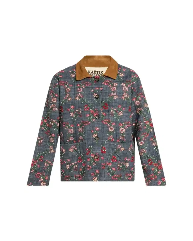Kartik Research Palampore Floral Embroidered Chore Jacket