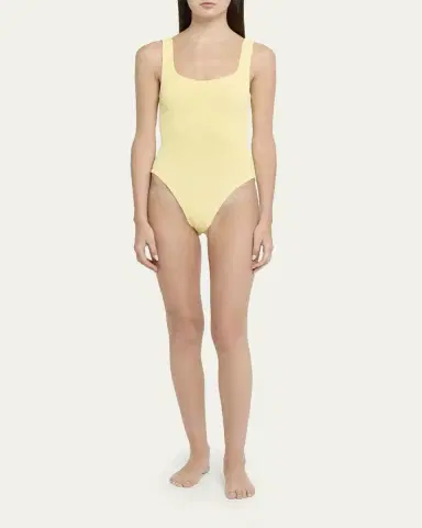 Hunza G Square-Neck One-Piece Swimsuit | Thumbnail 2 Hunza G Square-Neck One-Piece Swimsuit | Thumbnail 2