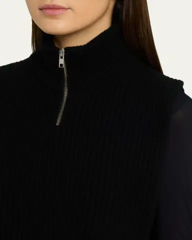 Maison Margiela Cropped Wool-Blend Sweater Vest | Thumbnail 5