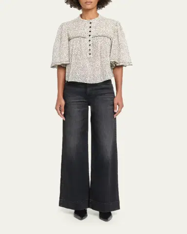 Etoile Isabel Marant Douna Polka-Dot Blouse | Thumbnail 2