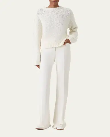 Akris Cashmere-Silk Boucle Knit Sweater | Thumbnail 2 Akris Cashmere-Silk Boucle Knit Sweater | Thumbnail 2