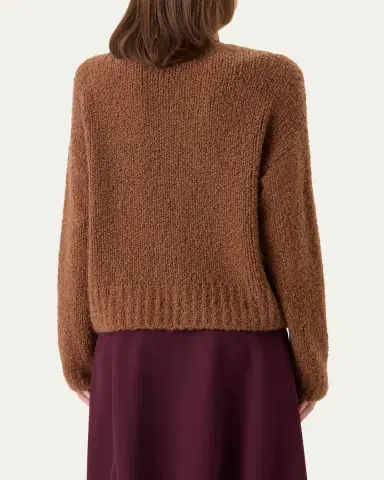Akris Cashmere-Silk Boucle Knit Sweater | Thumbnail 7 Akris Cashmere-Silk Boucle Knit Sweater | Thumbnail 7