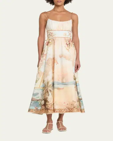 Zimmermann Mahon Picnic Midi Dress | Thumbnail 2