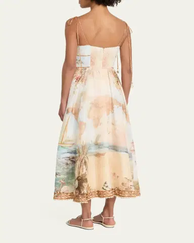 Zimmermann Mahon Picnic Midi Dress | Thumbnail 3