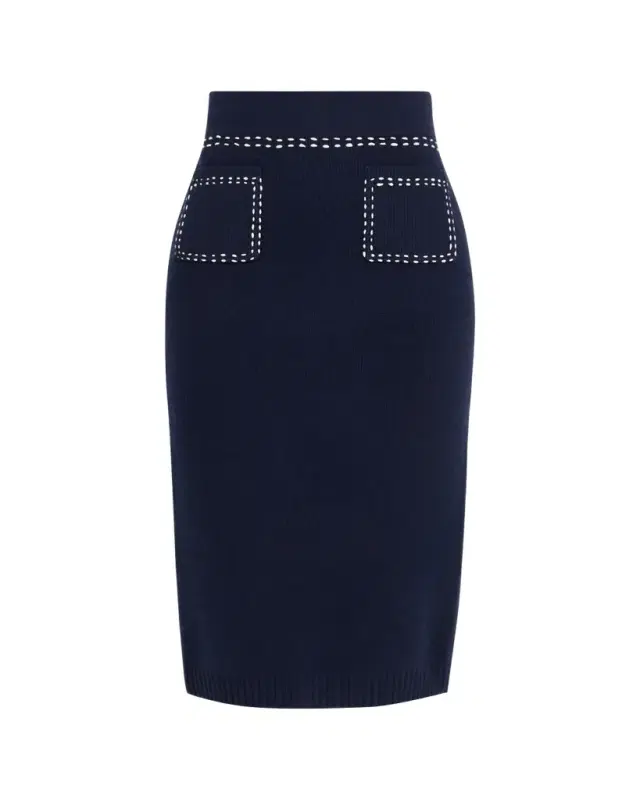 Toccin Carla Knit Midi Skirt