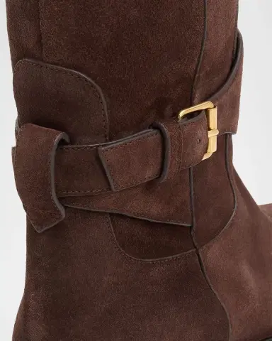Valentino Garavani 40mm VLogo Signature Suede Knee-High Boots | Thumbnail 3 Valentino Garavani 40mm VLogo Signature Suede Knee-High Boots | Thumbnail 3