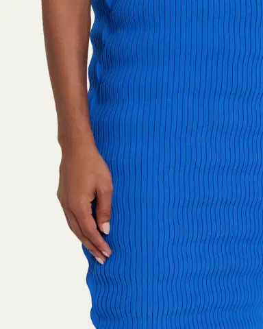 Issey Miyake Spring Plisse Sleeveless Midi Dress | Thumbnail 5