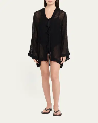 Lisa Marie Fernandez Beach Cape Mini Coverup | Thumbnail 2 Lisa Marie Fernandez Beach Cape Mini Coverup | Thumbnail 2