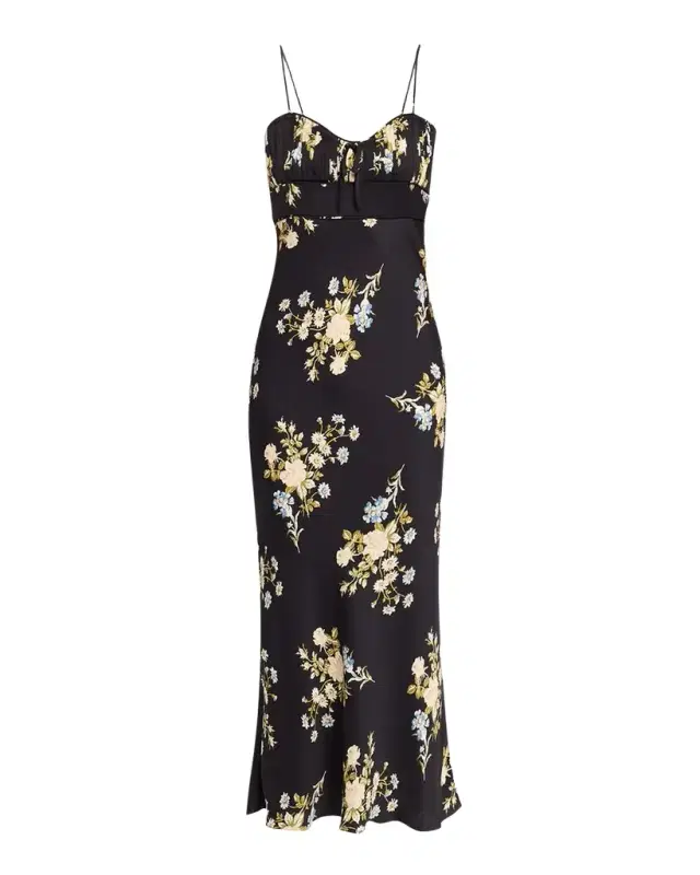 Veronica Beard Kieren Floral Slip Dress