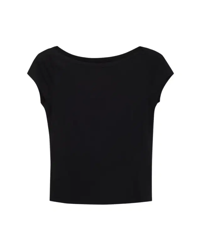 Majestic Filatures Soft Touch Bateau-Neck Top