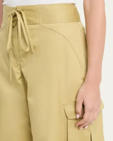 Rosie Assoulin Laced Cotton Cargo Surf Shorts | Thumbnail 5 Rosie Assoulin Laced Cotton Cargo Surf Shorts | Thumbnail 5