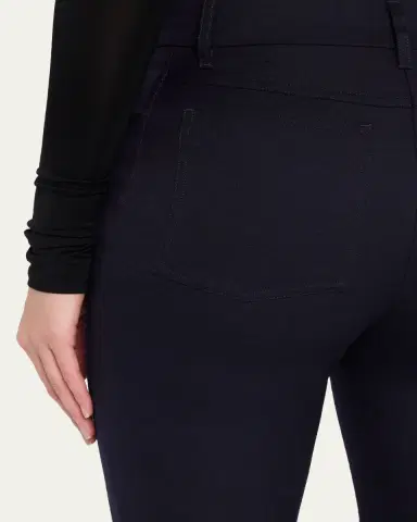 Stella McCartney Mid-Rise Wool Kickflare Crop Pants | Thumbnail 5