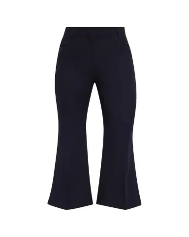 Stella McCartney Mid-Rise Wool Kickflare Crop Pants | Thumbnail 1