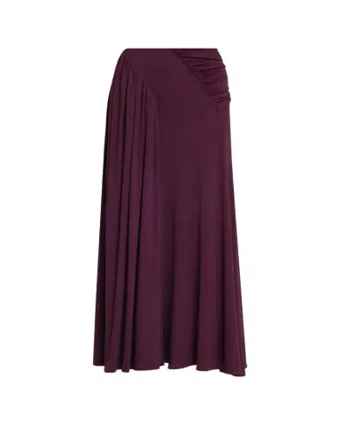 Rabanne Ruched Jersey A-Line Maxi Skirt | Thumbnail 1