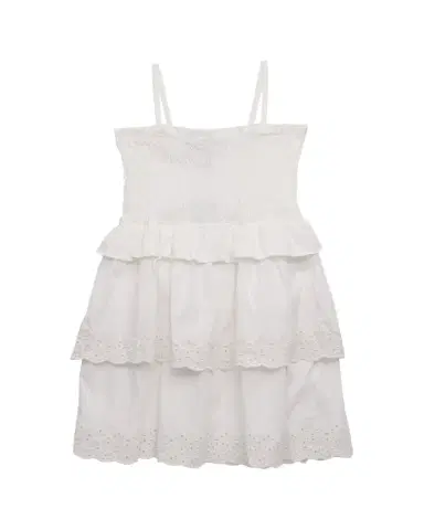 Ralph Lauren Little Girl's & Girl's Tiered Smocked Cotton Jersey Dress | Thumbnail 1