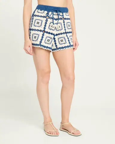 ALÉMAIS Dolly Crochet Shorts | Thumbnail 4