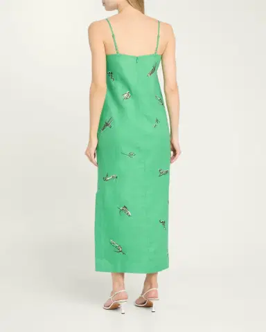 ALÉMAIS Wanda Embroidered Midi Dress | Thumbnail 3 ALÉMAIS Wanda Embroidered Midi Dress | Thumbnail 3