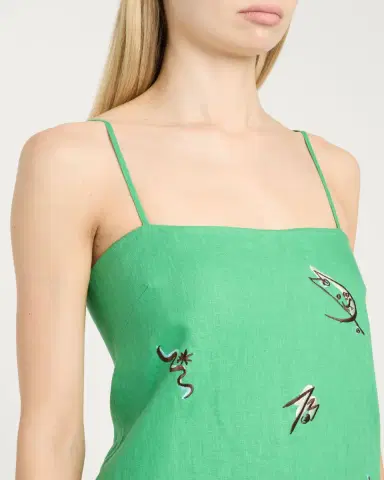 ALÉMAIS Wanda Embroidered Midi Dress | Thumbnail 5 ALÉMAIS Wanda Embroidered Midi Dress | Thumbnail 5