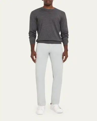 Kiton Men's Cotton and Cashmere Stretch 5-Pocket Pants | Thumbnail 2