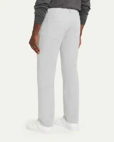 Kiton Men's Cotton and Cashmere Stretch 5-Pocket Pants | Thumbnail 3