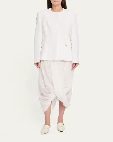TOTEME Draped Cocoon Midi Skirt | Thumbnail 2 TOTEME Draped Cocoon Midi Skirt | Thumbnail 2