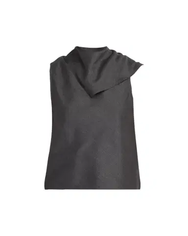 OFFICINE GÉNÉRALE Milia Sleeveless Drape-Neck Top | Thumbnail 1 OFFICINE GÉNÉRALE Milia Sleeveless Drape-Neck Top | Thumbnail 1