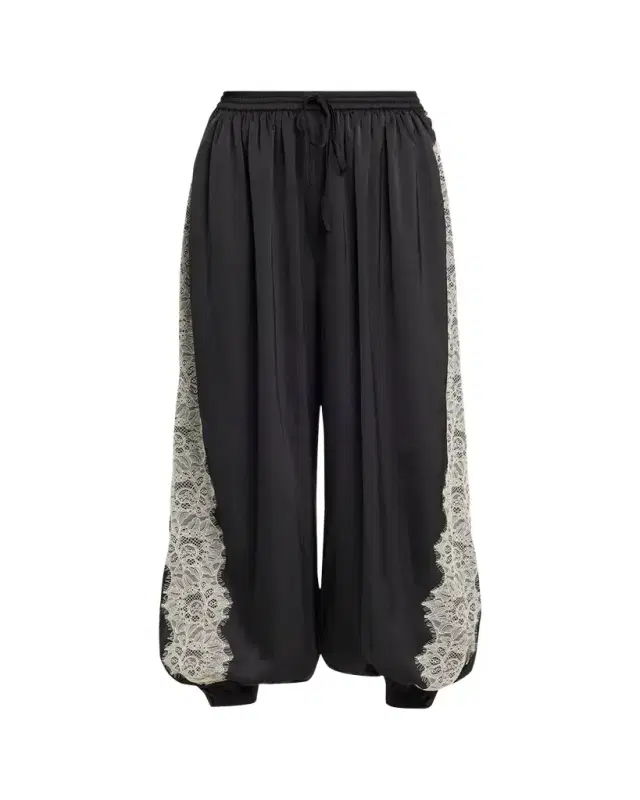 Cinq à Sept Esme Satin Drawstring Balloon Pants