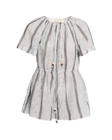 Ulla Johnson Valeria Striped Cotton Jumpsuit | Thumbnail 1