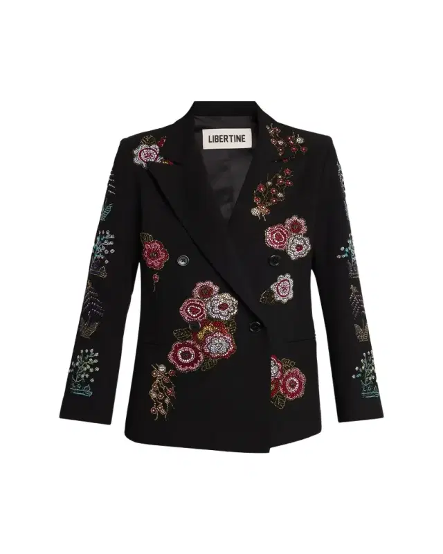 Libertine Colette Embellished Double-Breasted Jacket