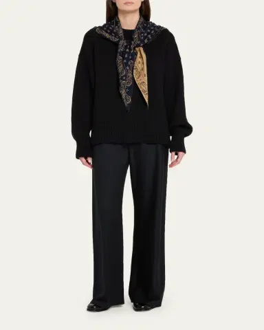 Guest In Residence The Wild Rag Silk-Blend Scarf | Thumbnail 2