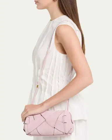 Ulla Johnson Charlotte Woven Suede Camera Bag | Thumbnail 2