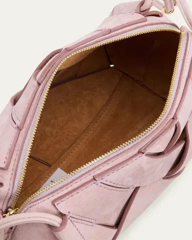 Ulla Johnson Charlotte Woven Suede Camera Bag | Thumbnail 4