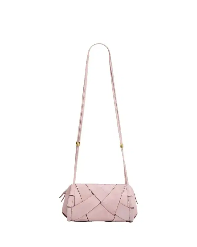 Ulla Johnson Charlotte Woven Suede Camera Bag