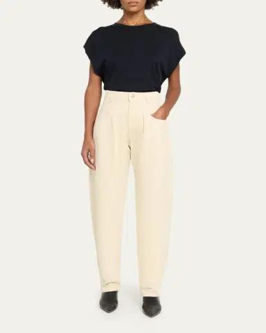 Isabel Marant Lisha Straight Mid-Rise Jeans | Thumbnail 2 Isabel Marant Lisha Straight Mid-Rise Jeans | Thumbnail 2