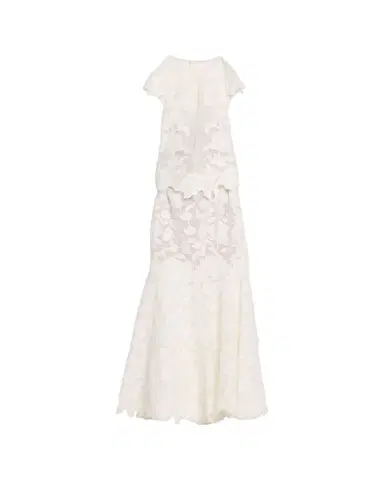 SIMKHAI Eloisa Floral-Embroidered Mesh Mermaid Gown | Thumbnail 1
