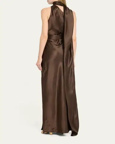 Ralph Lauren Collection Rynn Washed Duchesse Evening Dress | Thumbnail 3