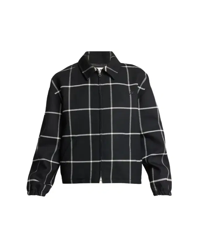 Courreges Checked Bomber Jacket