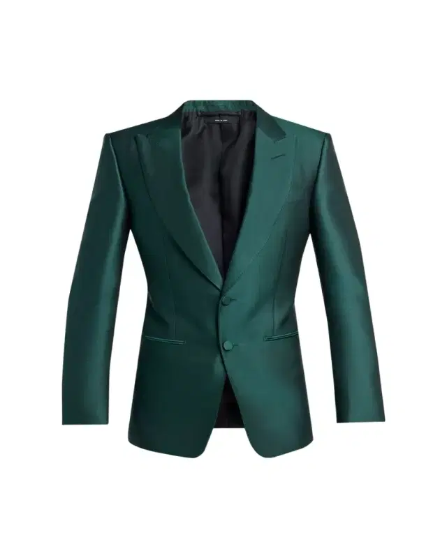 TOM FORD Men's Wool Peak Lapel Modern Fit Single-Breasted Sport Coat