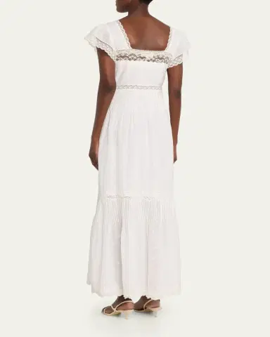 LoveShackFancy Georgine Eyelet Embroidered Maxi Dress | Thumbnail 3 LoveShackFancy Georgine Eyelet Embroidered Maxi Dress | Thumbnail 3