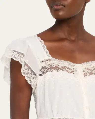 LoveShackFancy Georgine Eyelet Embroidered Maxi Dress | Thumbnail 5 LoveShackFancy Georgine Eyelet Embroidered Maxi Dress | Thumbnail 5
