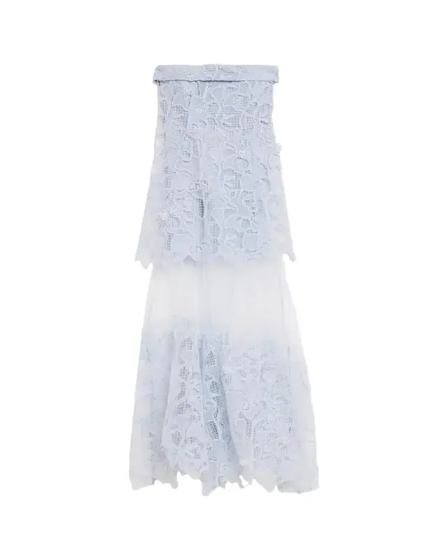 SIMKHAI Rennis Lace Bustier Gown