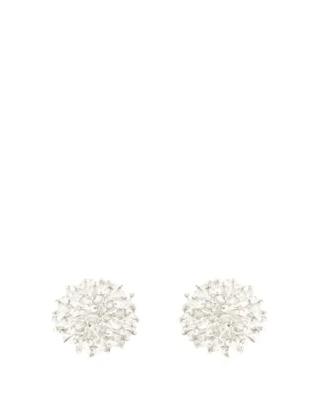 Oscar de la Renta Beaded Cluster Stud Earrings