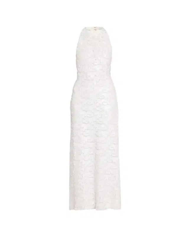 Ramy Brook Giada Sequin Halter Column Gown