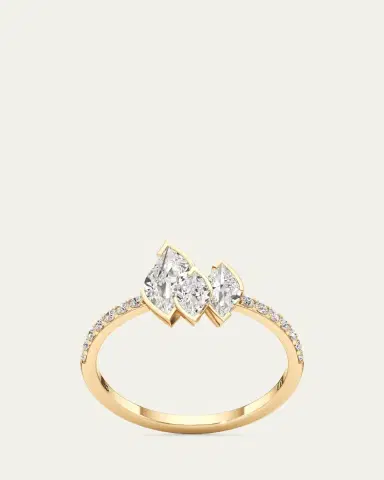 Unsaid Flame Lab-Grown Diamond Pave Ring | Thumbnail 2 Unsaid Flame Lab-Grown Diamond Pave Ring | Thumbnail 2