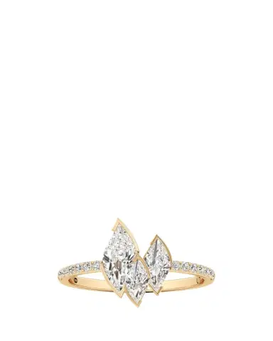 Unsaid Flame Lab-Grown Diamond Pave Ring | Thumbnail 1 Unsaid Flame Lab-Grown Diamond Pave Ring | Thumbnail 1