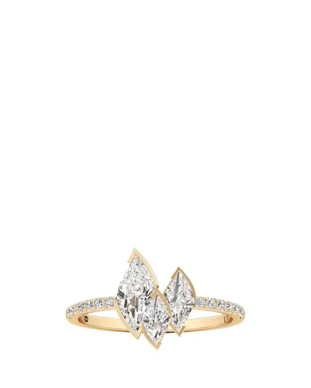 Unsaid Flame Lab-Grown Diamond Pave Ring, Size