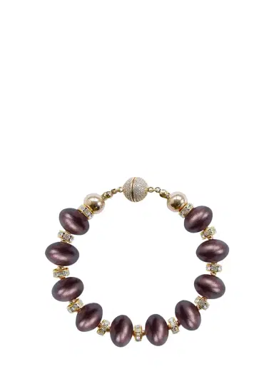 Saulé Mika Chocolate Cherry Bracelet, 8.5"L | Thumbnail 3