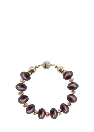 Saulé Mika Chocolate Cherry Bracelet, 8.5"L | Thumbnail 1