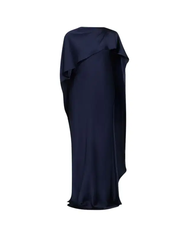 Izel Satin Cape Dress Izel Satin Cape Dress
