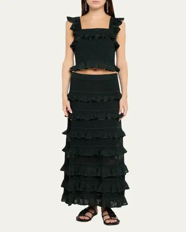 Zimmermann Valiant Frill Midi Skirt | Thumbnail 2